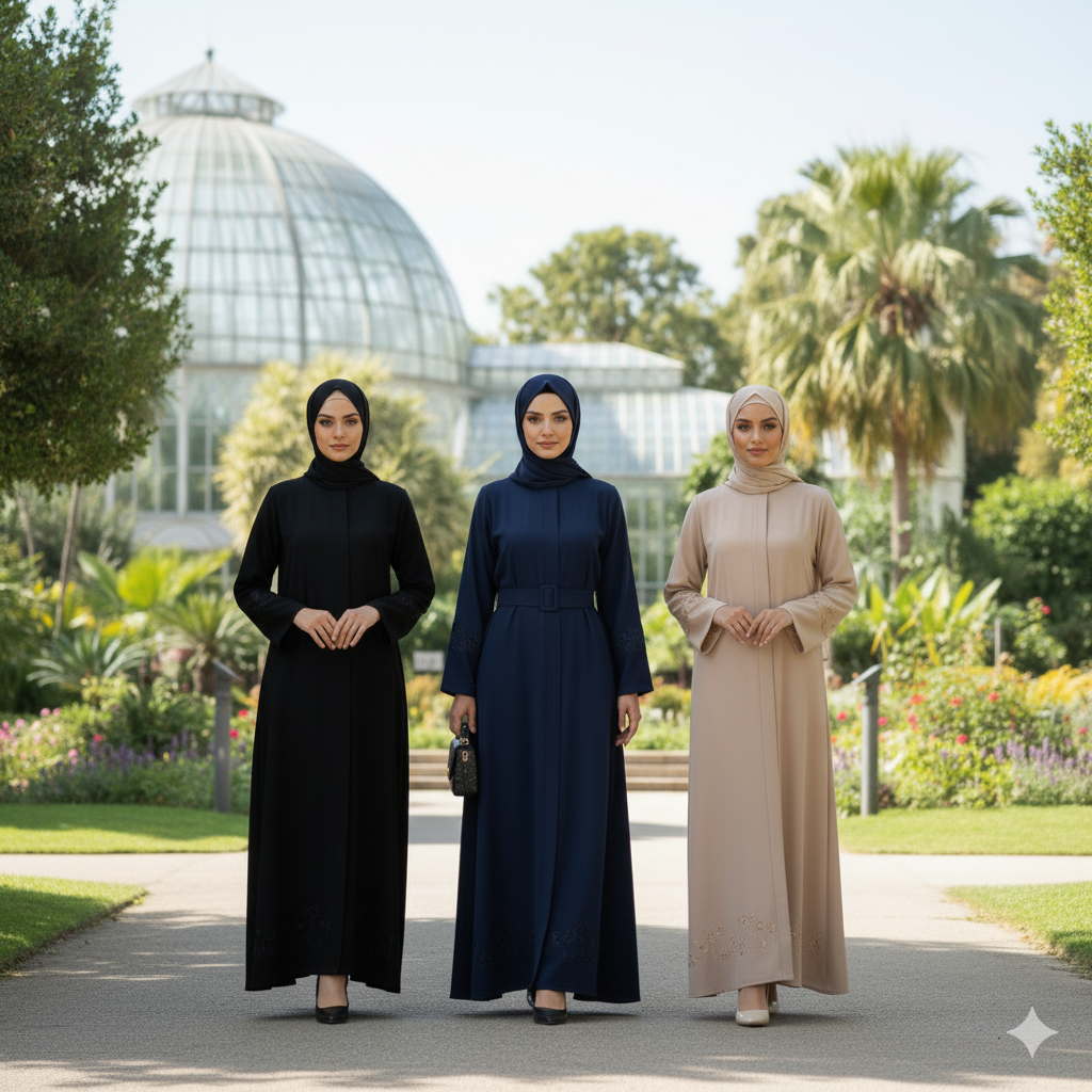 Klasik Renklerin Gücü: Siyah, Lacivert ve Taş Tonlarında Ferace Modası