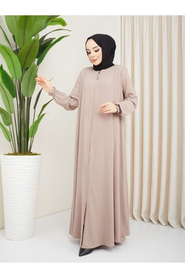 Zeynep Tesettür Mevlana Model - Bej