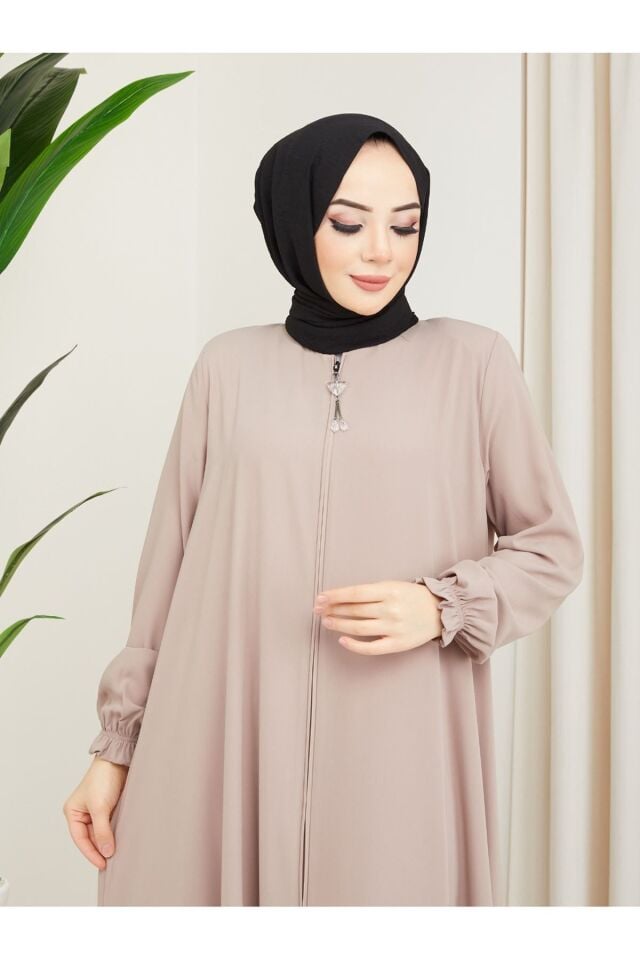 Zeynep Tesettür Mevlana Model - Bej