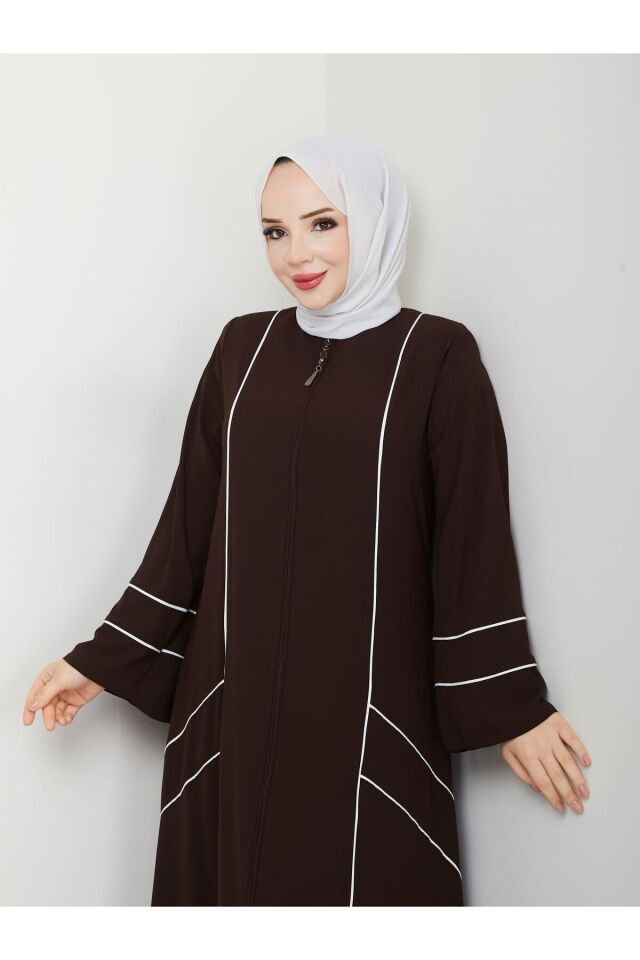 Zeynep Tesettür Ferace - Acı Kahve 54 - Acı Kahve