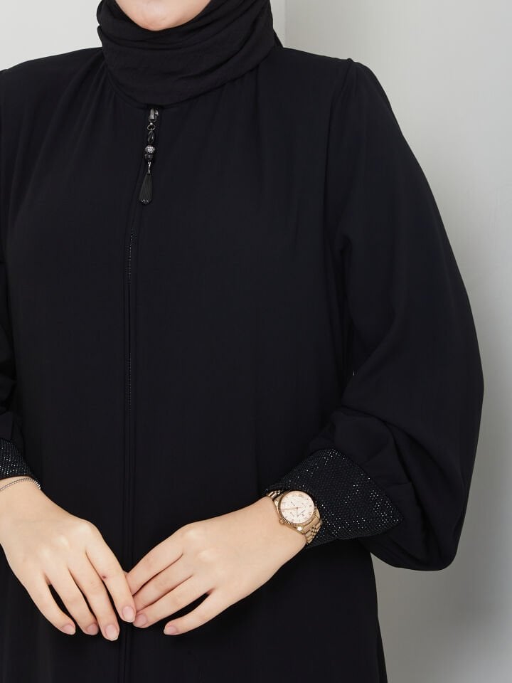 Zeynep Tesettür Lale Ferace - Siyah