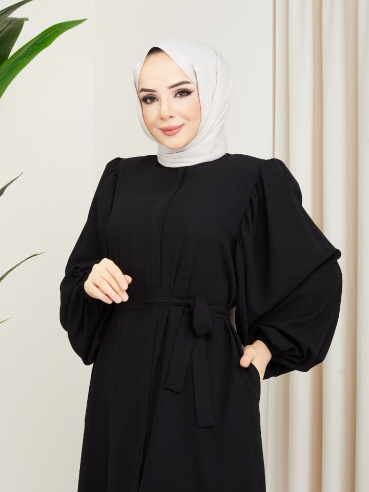 Zeynep Tesettür Ebrar Ferace - Siyah