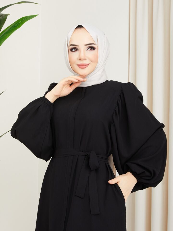 Zeynep Tesettür Ebrar Ferace - Siyah