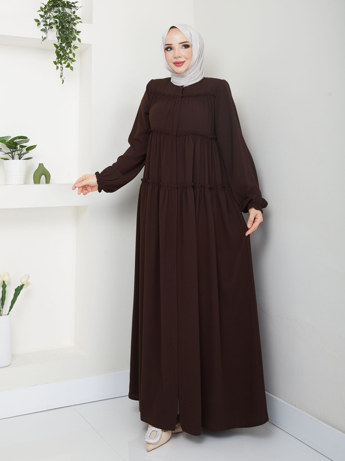 3 Kat Öğrenci Model Ferace - Acı Kahve
