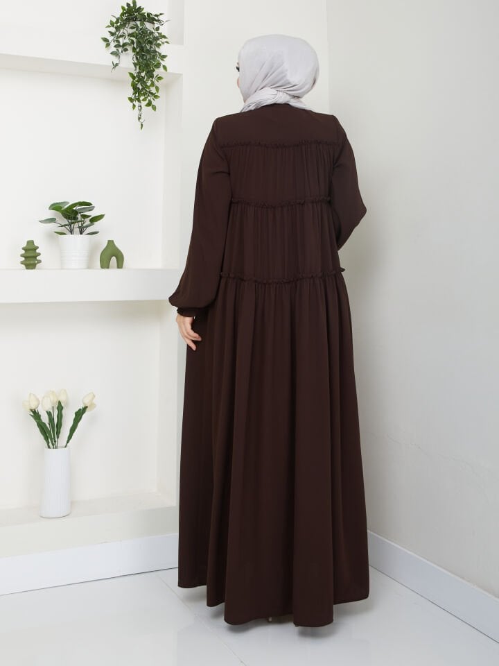 3 Kat Öğrenci Model Ferace - Acı Kahve