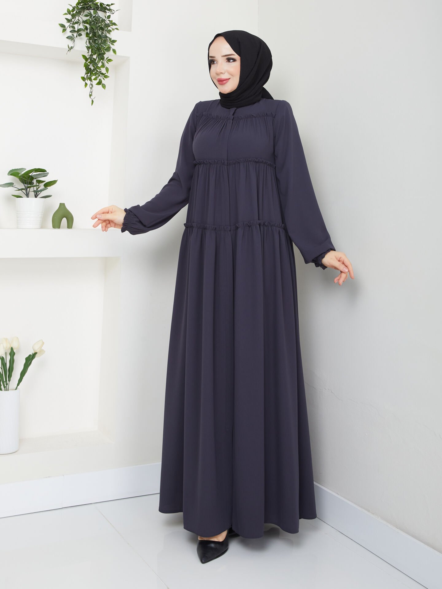 3 Kat Öğrenci Model Ferace - Füme