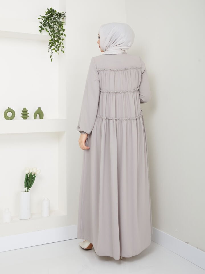 3 Kat Öğrenci Model Ferace - Kapuçino